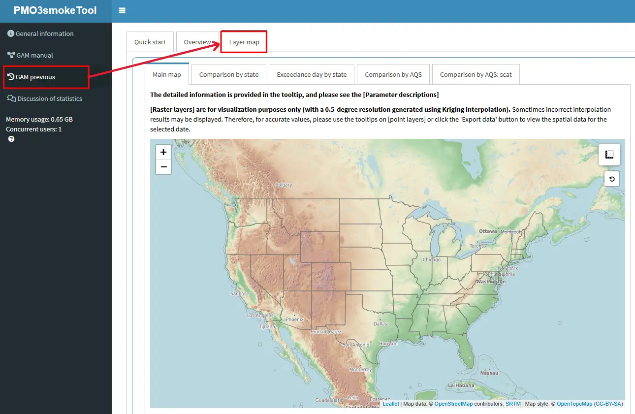 Smoke tool tutorial [04]: GAM previous - Layer map